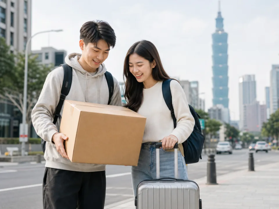 Du học sinh và người lao động gửi hàng từ Đài Loan về Việt Nam