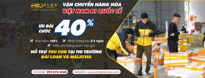 bảng giá cước vận chuyển hàng quốc tế tại elog