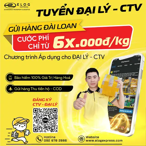 Elog Express tuyển Đại Lý – CTV vận chuyển hàng hoá
