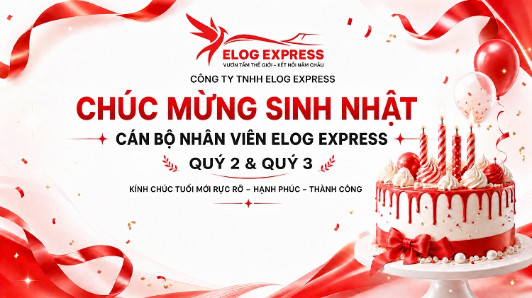 Elog Express tổ chức sinh nhật cho cán bộ nhân viên quý 2+3