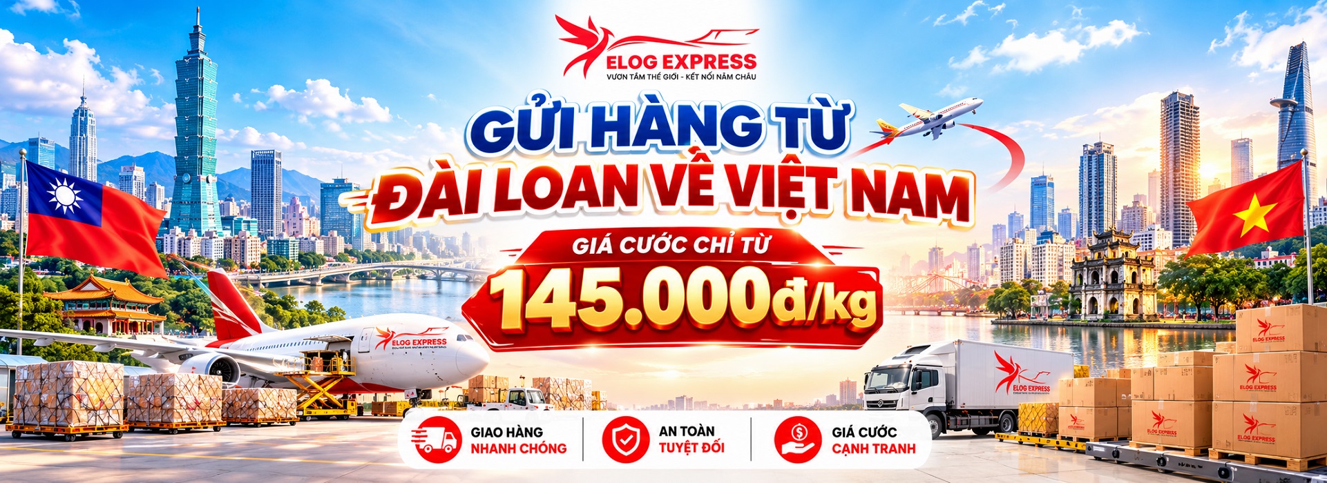 Gui hang Dai Loan – Viet Nam